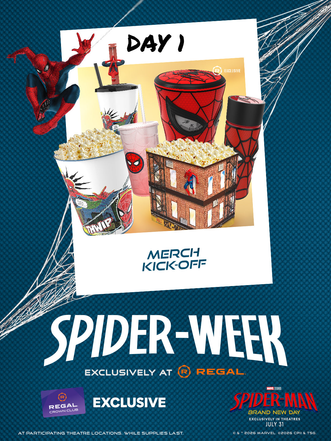 Sweepstakes - Regal Crown Club® Spider-Man Week: Day One Sweepstakes ...