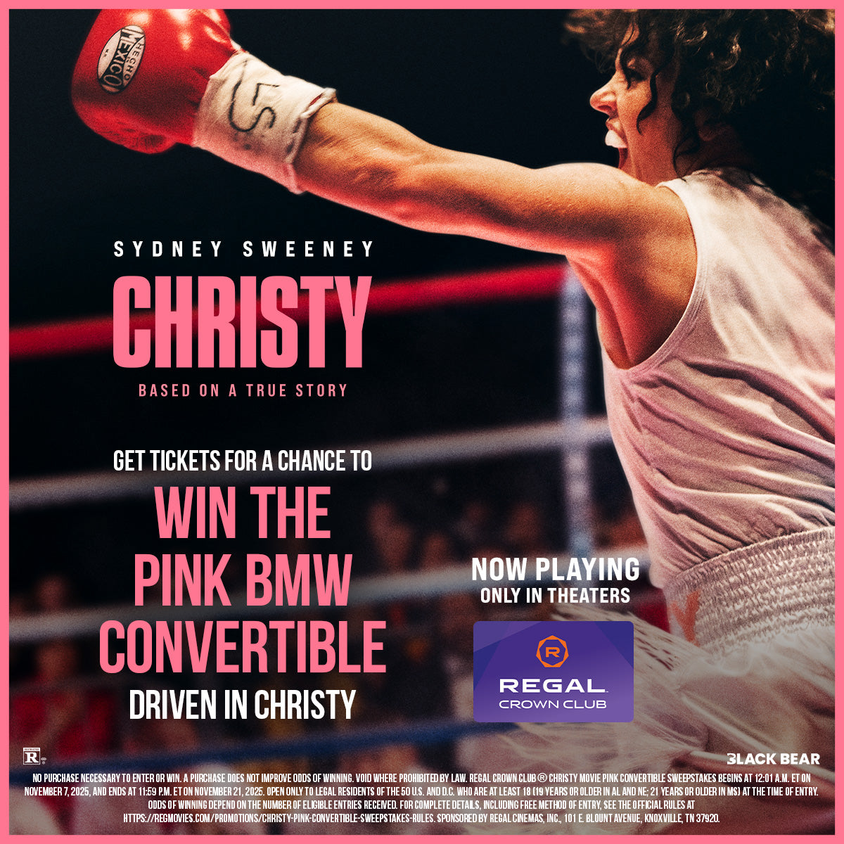 Sweepstakes - Regal Crown Club® Christy Pink Convertible Sweepstakes