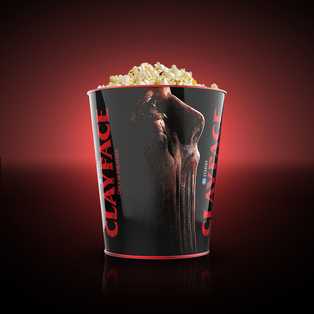 Clayface Embossed Popcorn Tin