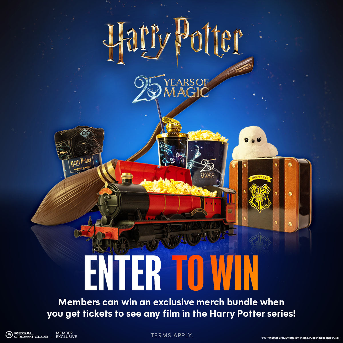 Sweepstakes - Regal Crown Club® Harry Potter Prize Pack