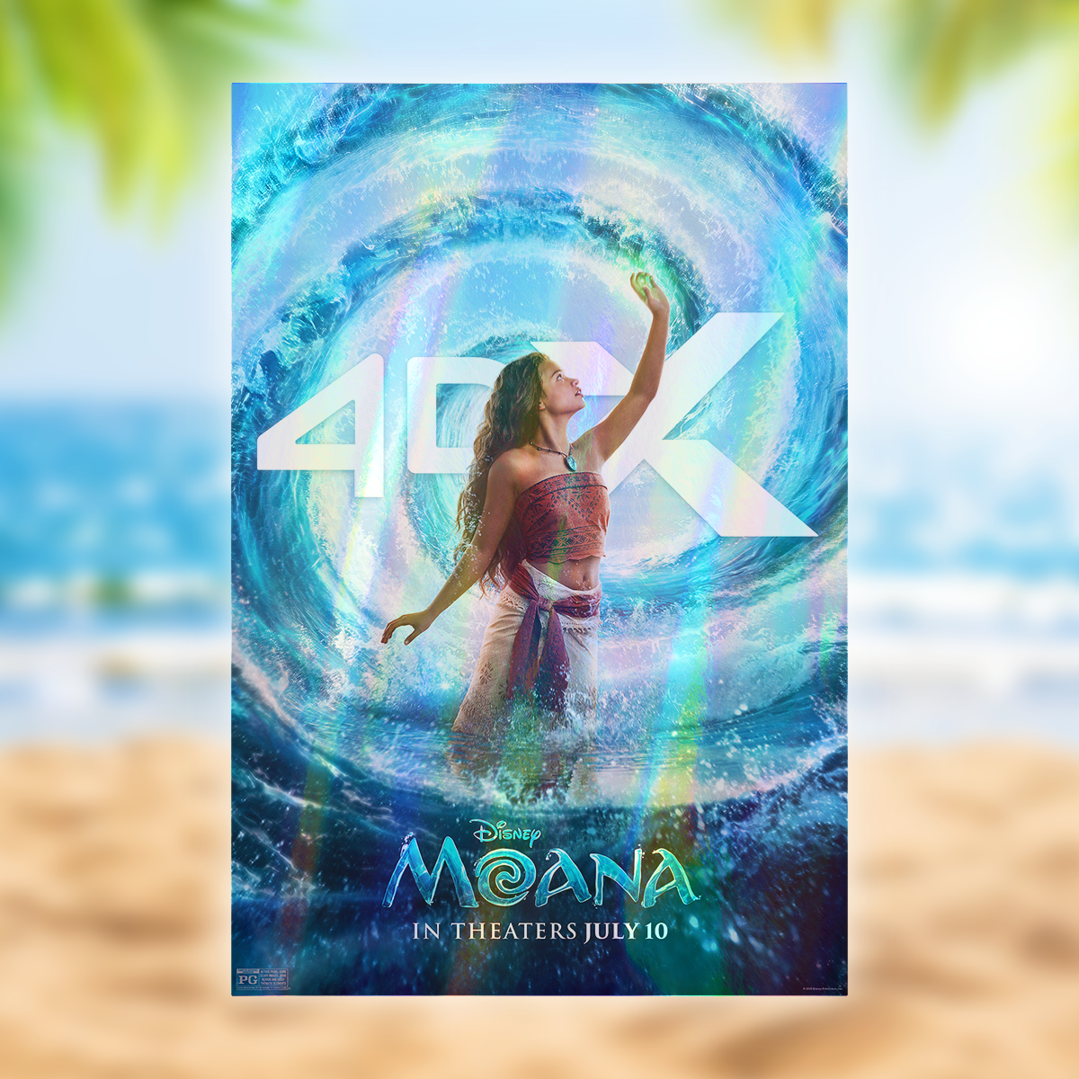 Moana - 4DX Holo-Poster