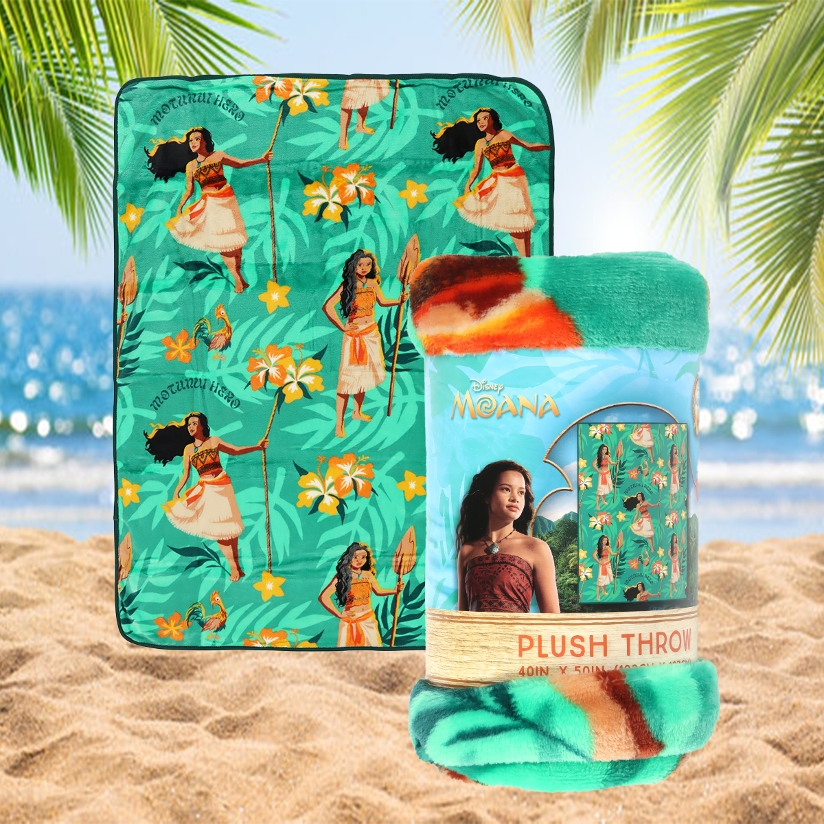 Moana - 40x50 Plush Throw