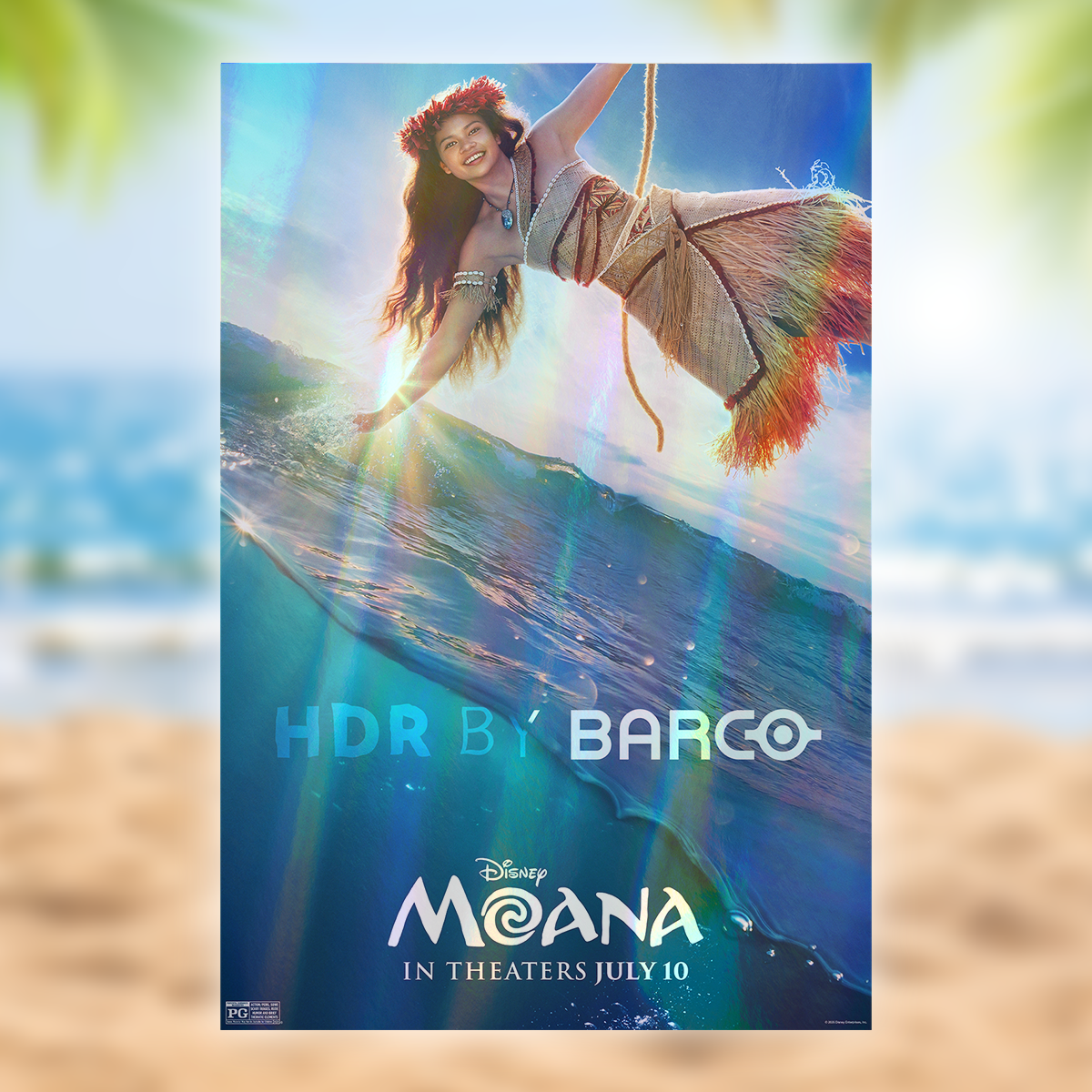 Moana - HDR by Barco Holo-Poster