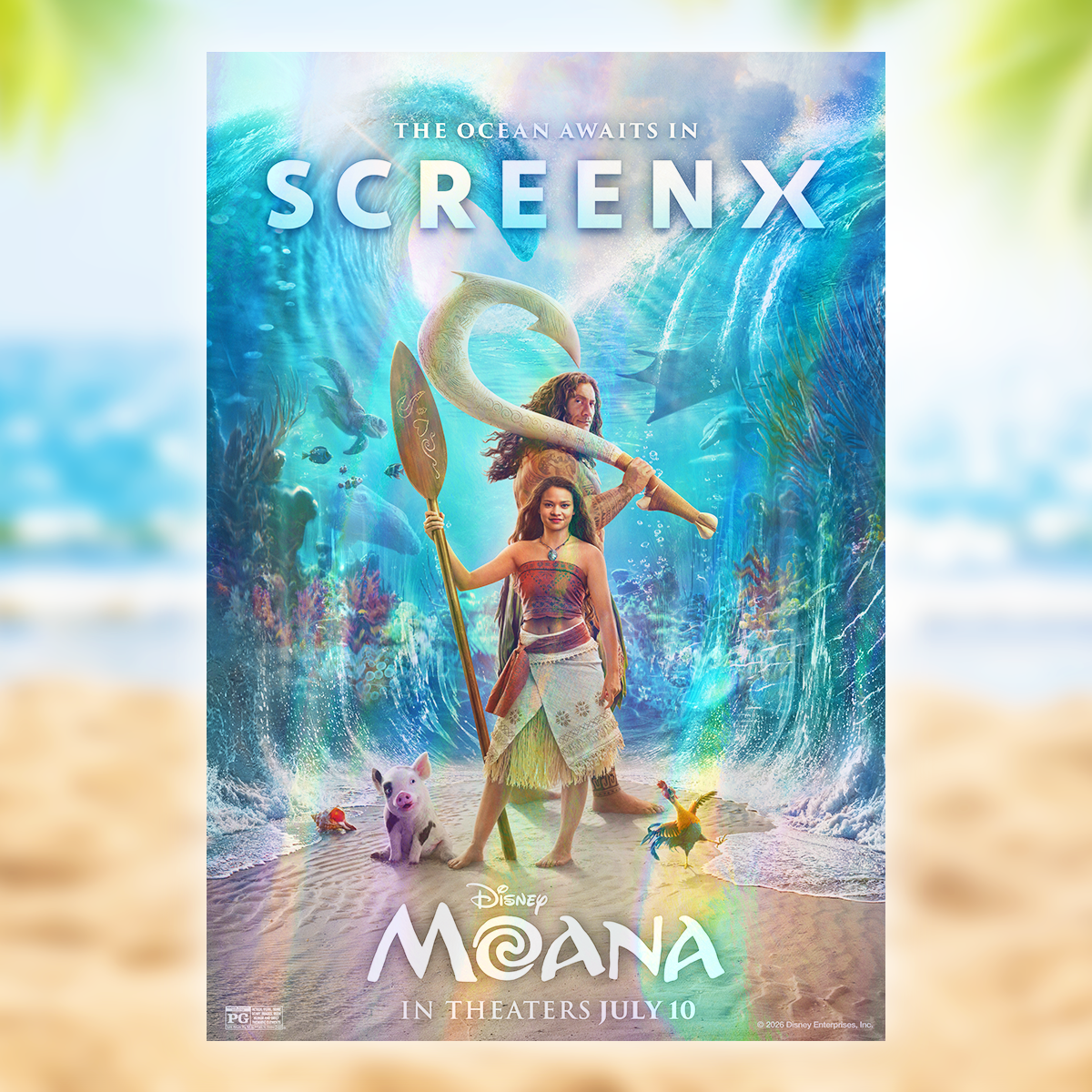 Moana - ScreenX Holo-Poster