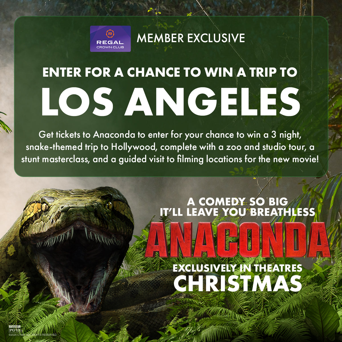 Sweepstakes - Regal Crown Club® Action Packed Travel Sweepstakes