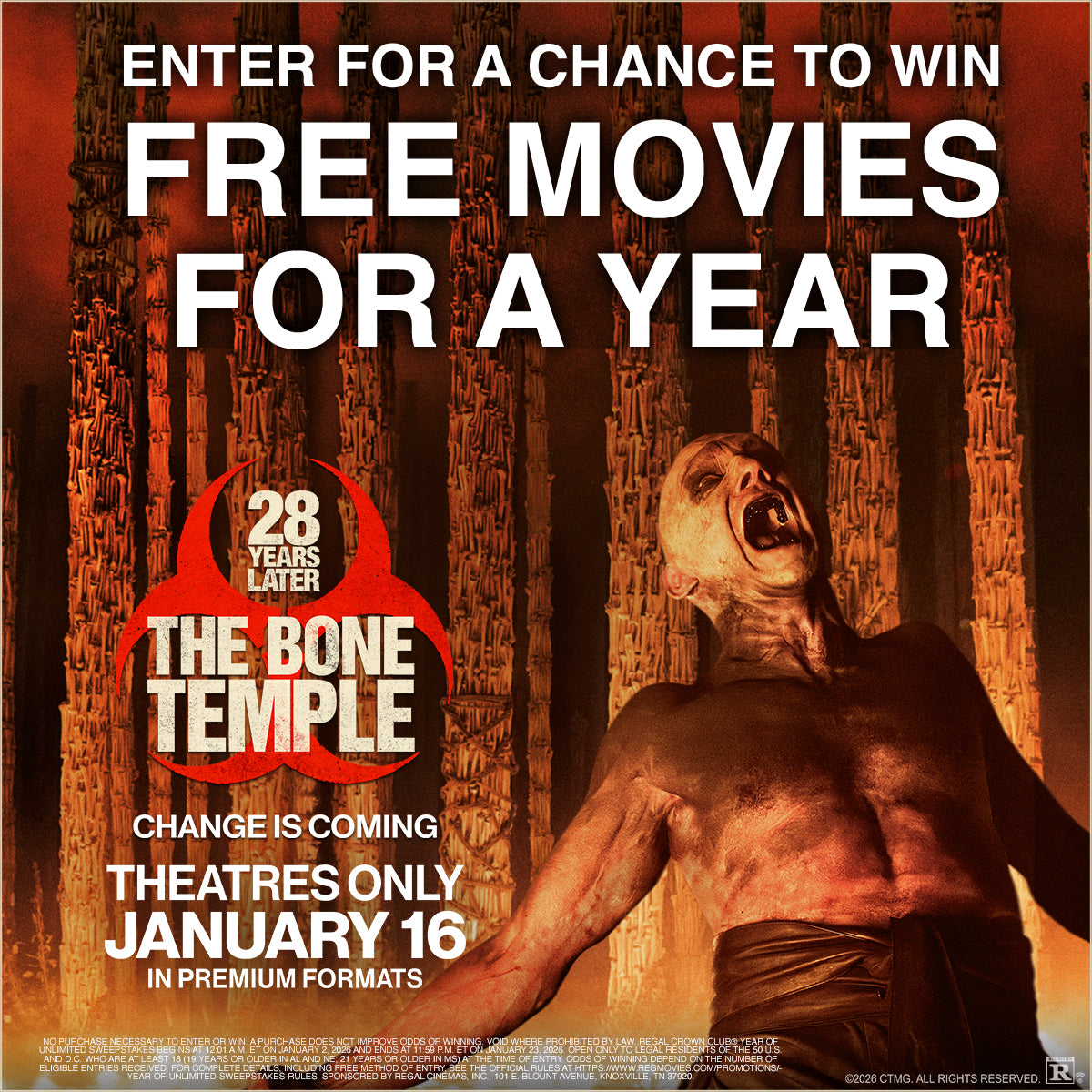 Sweepstakes - Regal Crown Club® Year of Unlimited Sweepstakes