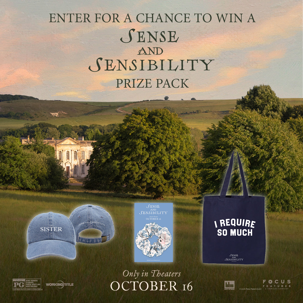 Sweepstakes - Regal Rewards+ Sense and Sensibility Prize Pack