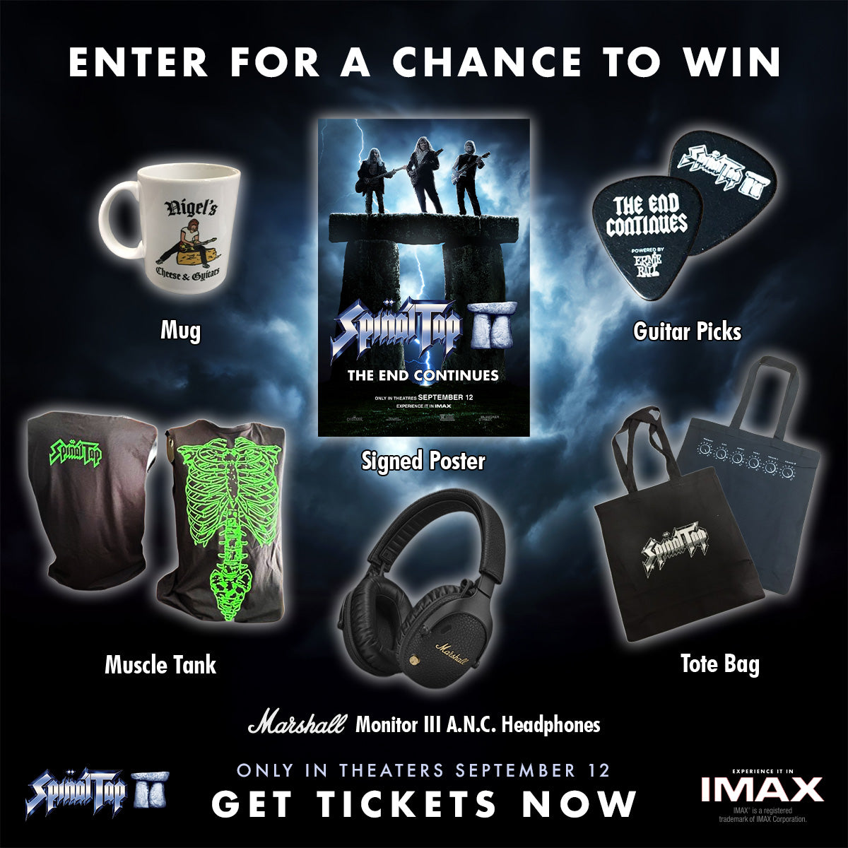 Sweepstakes - Regal Crown Club® Spinal Tap II Prize Pack Sweepstakes