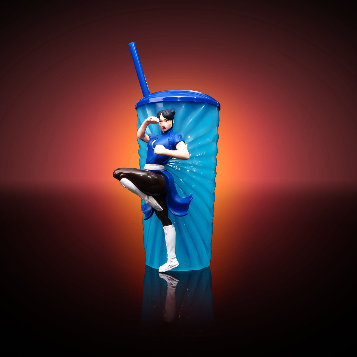 Street Fighter Chun Li Kick Cup