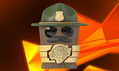 Super Troopers 3 Collectible Character Tin Bucket with Hat Lid