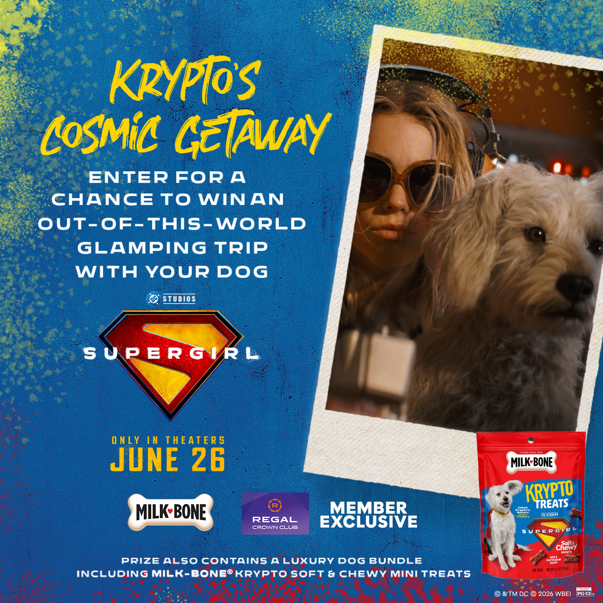 Sweepstakes - Regal Crown Club® Krypto's Cosmic Getaway Sweepstakes