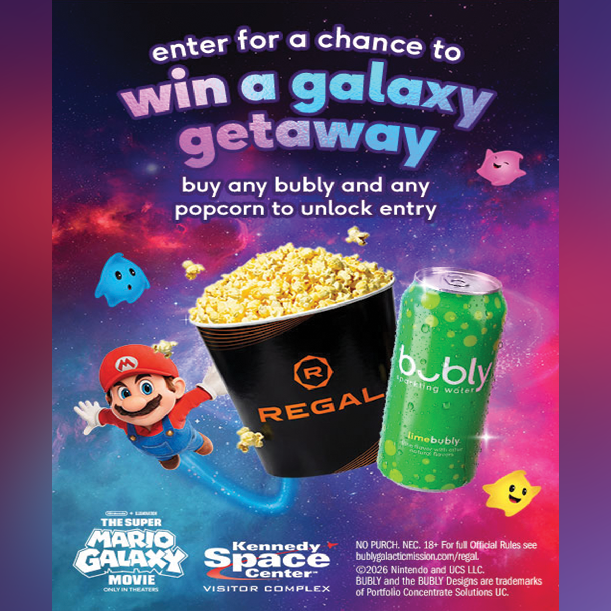 Sweepstakes - Regal Crown Club® Galaxy Getaway Travel Sweepstakes