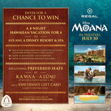 Sweepstakes - Regal Crown Club® Journey to Aloha Sweepstakes