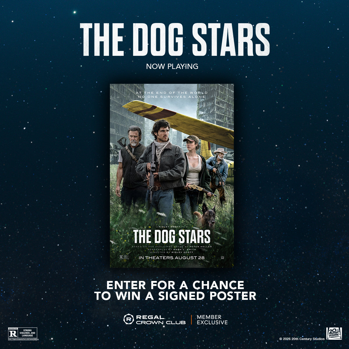 Sweepstakes - Regal Rewards Against All Odds Signed Poster Sweepstakes